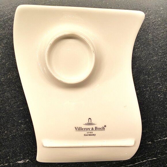 Villeroy & Boch New Wave Snack Saucer Plate Trinket Tray Brown Rare Color VTG - Picture 2 of 4